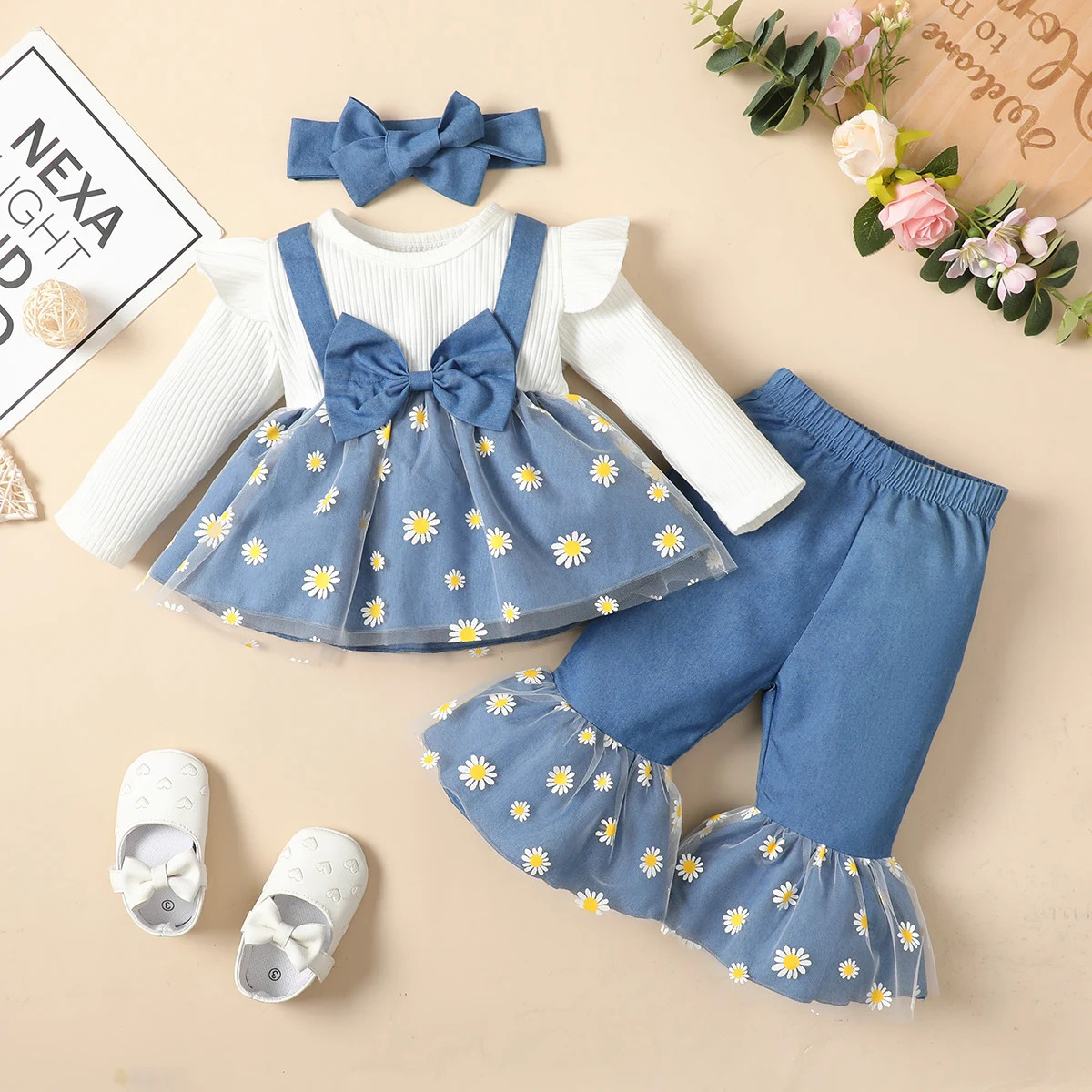 Davruna Blossom Charm Baby Outfit