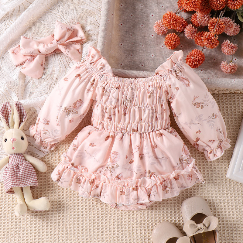 Davruna WhimsyBloom Girls' Baby Dress Set